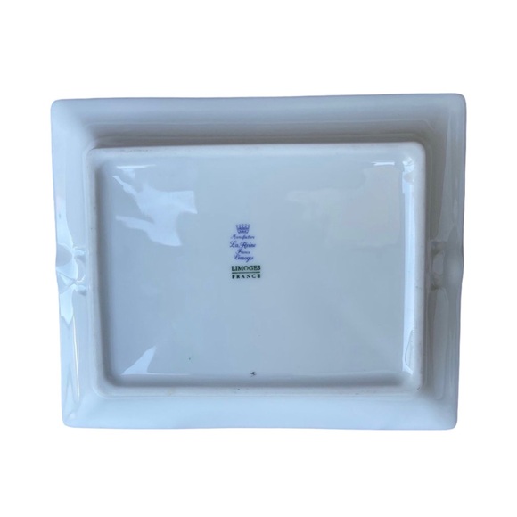 LA REINE LIMOGES FRANCE CIGAR ASHTRAY / CATCHALL - Picture 3 of 8